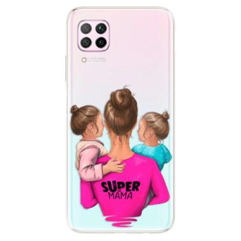 Odolné silikonové pouzdro iSaprio - Super Mama - Two Girls - Huawei P40 Lite