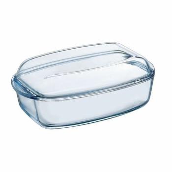 Pyrex Skleněná zapékací mísa s víkem, 6,7 l