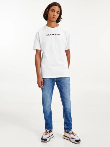 Tommy Jeans pánské bílé triko - XL (YBR)