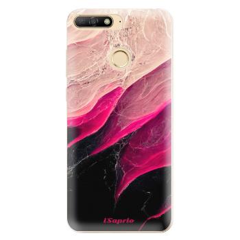 Odolné silikonové pouzdro iSaprio - Black and Pink - Huawei Y6 Prime 2018