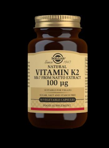 Solgar Vitamín K2 100 ug 50 kapslí