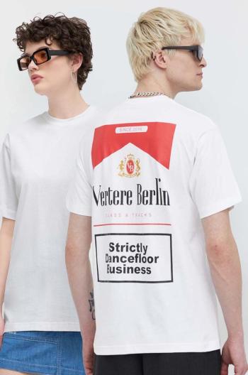 Bavlněné tričko Vertere Berlin bílá barva, s potiskem, VER T194