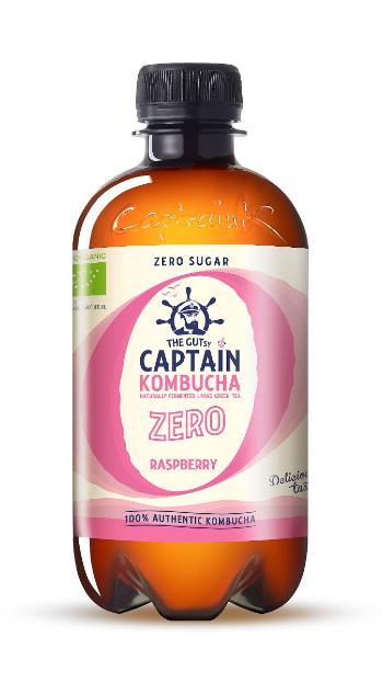 Captain Kombucha ZERO Malina BIO 400 ml