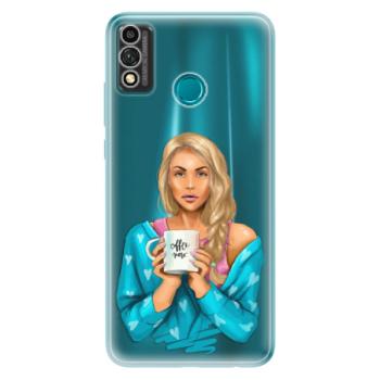 Odolné silikonové pouzdro iSaprio - Coffe Now - Blond - Honor 9X Lite