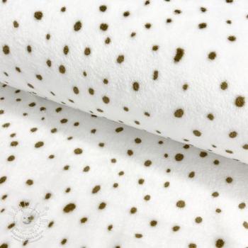 Wellness Fleece Snoozy Fabrics Small dots pebble