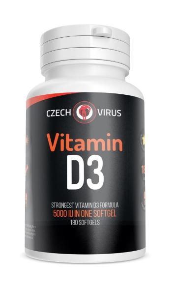 Vitamin D3 - Czech Virus 30 softgels