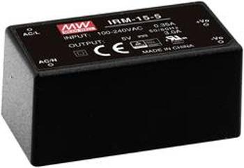 AC/DC zdroj do DPS Mean Well IRM-15-12, 12 V/DC, 1.25 A, 15 W