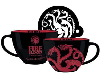 Hrnek Hra o trůny - Targaryen cappuccino 630 ml