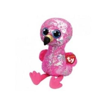 Beanie Boos Flippables Pinky s flitry plameňák 42 cm