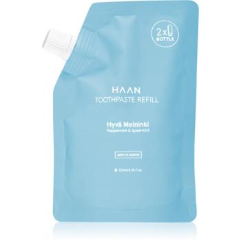 HAAN Toothpaste Hyvä Meinink bělicí zubní pasta s fluoridem náhradní náplň 150 ml