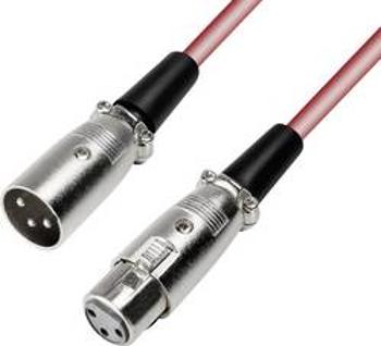 Mikrofonní XLR propojovací kabel Paccs HMC52RE040SD, 4.00 m, červená