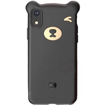 Baseus Bear Silicone Case pro iPhone Xr 6.1" Black (WIAPIPH61-BE01)