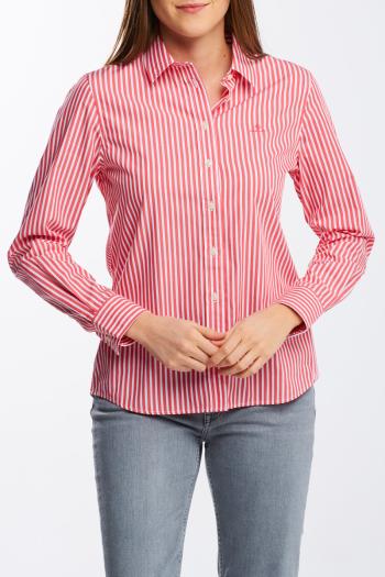 KOŠILE GANT THE BROADCLOTH STRIPED SHIRT červená 38