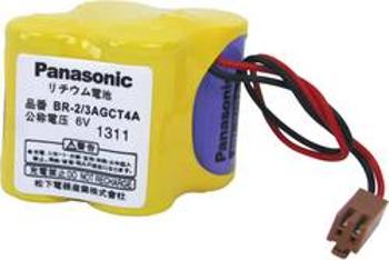 Speciální lithiová Panasonic Li-Ion BR2/3AGCT4A s konektorem 6 V, 2400 mAh