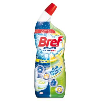 Bref WC čistič Power Aktiv Gel Lemon 700 ml