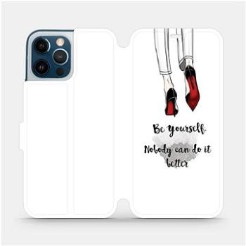 Flipové pouzdro na mobil Apple iPhone 12 Pro Max - M046P Be yourself (5903516376933)