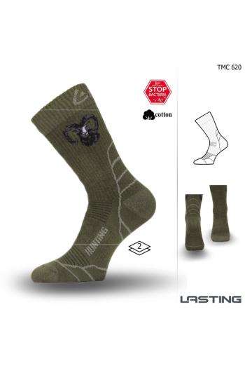 Lasting Hunting ponožka TCM 620 zelená Velikost: (42-45) L ponožky