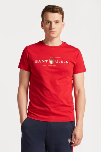 TRIČKO GANT D1. BANNER SHIELD SS T-SHIRT červená XL