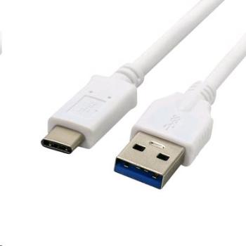 C-Tech CB-USB3C-20W USB 3.0 AM na Type-C, (AM/CM), 2m, bílý