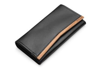 Kožená dámská peněženka Api Woman Wallet s dřevěným detailem a možnosti výměny či vrácení do 30 dnů zdarma