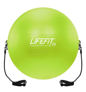 Gymnastický míč s expanderem LIFEFIT® GYMBALL EXPAND 55 cm