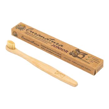 Curanatura Junior dětský bambusový zubní kartáček extra soft