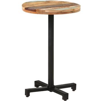 Bistro stůl kulatý O 50 × 75 cm masivní recyklované dřevo (320287)