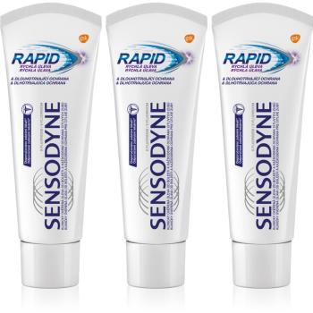 Sensodyne Rapid zubní pasta pro citlivé zuby 3x75 ml