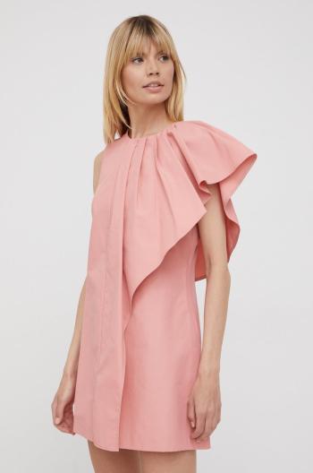 Šaty Sisley růžová barva, mini