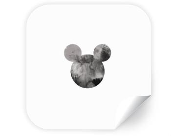 Samolepky čtverec - 5 kusů Mickey Mouse