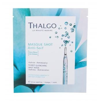 Thalgo Shot Mask Thirst Quenching 20 ml pleťová maska pro ženy na všechny typy pleti; na citlivou a podrážděnou pleť; na dehydratovanou pleť