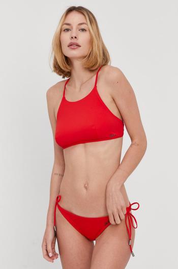 Plavky Karl Lagerfeld červená barva, s měkkými košíčky