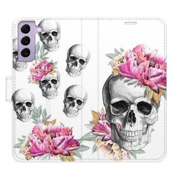 Flipové pouzdro iSaprio - Crazy Skull - Samsung Galaxy S22 5G