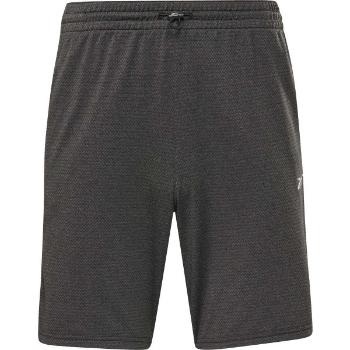 Reebok WORKOUT READY MELANGE KNIT SHORT Pánské kraťasy, černá, velikost XXL