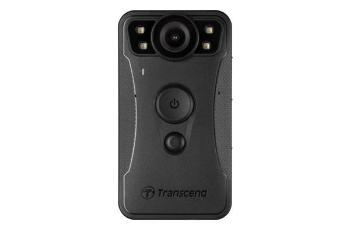 TRANSCEND osobní kamera DrivePro Body 30, 2K QHD 1440P, infra LED, 64GB paměť, Wi-Fi, Bluetooth, USB 2.0, IP67, černá