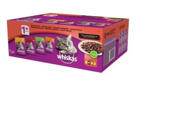 Whiskas kapsičky klasický výběr ve šťávě pro dospělé kočky - 80 x 100 g