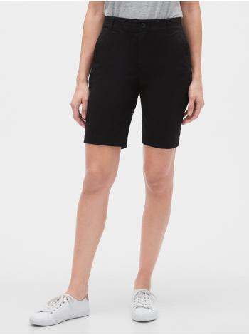Černé dámské kraťasy 9" khaki bermuda shorts