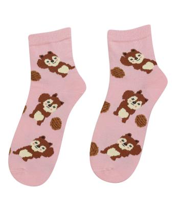 Dívčí ponožky WOLA VEVERKY růžové Velikost: 33-35