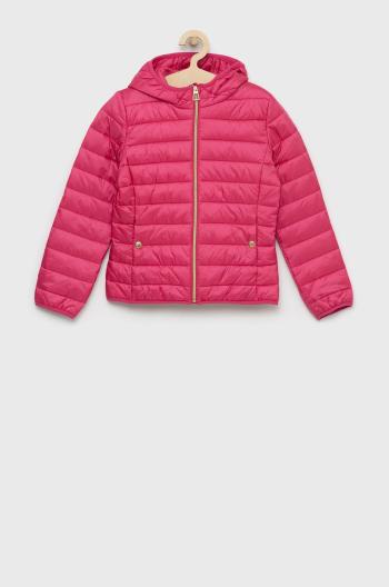 Dětská bunda Geox růžová barva
