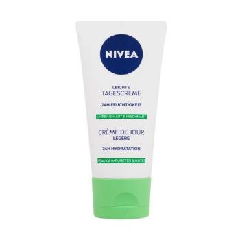 Nivea Mattifying Day Cream 50 ml denní pleťový krém pro ženy na smíšenou pleť; na dehydratovanou pleť