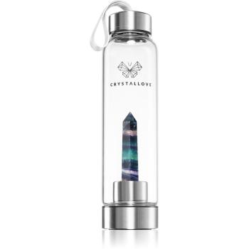 Crystallove Bottle Fluorite lahev na vodu 550 ml