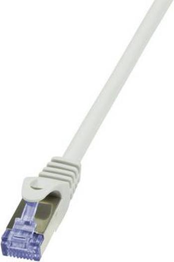 Síťový kabel RJ45 LogiLink CQ3042S, CAT 6A, S/FTP, 1.50 m, šedá