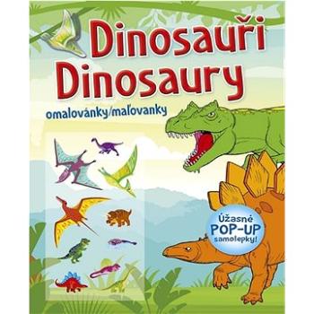 Dinosauři / Dinosaury: Omalovánky/Maľovanky (8594184925256)