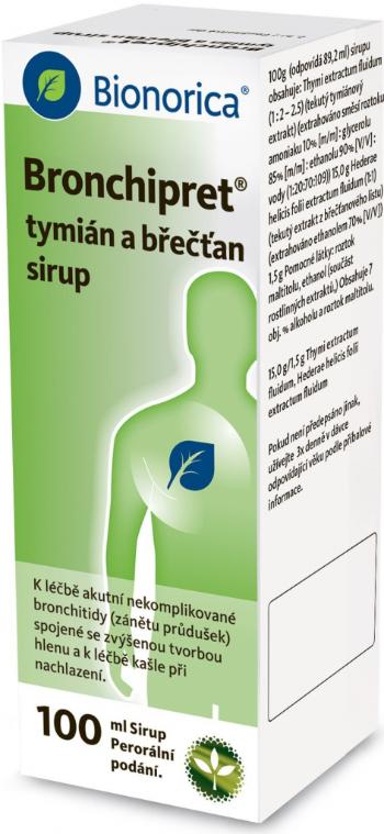 Bronchipret Tymián a Břečťan sirup 100 ml