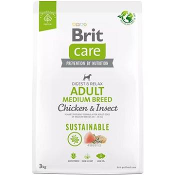 Brit Care Dog Sustainable Adult Medium Breed 3 kg (8595602558698)