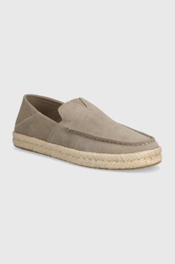 Semišové espadrilky Toms Alonso Loafer Rope béžová barva, 10020865