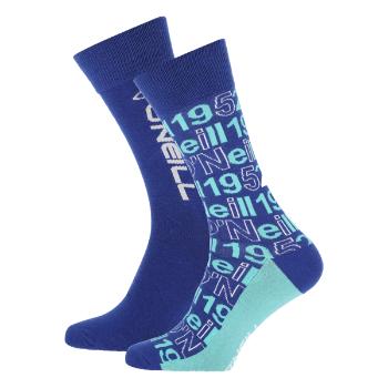 O'Neill SOCK 2-PACK Pánské ponožky, modrá, velikost 43-46