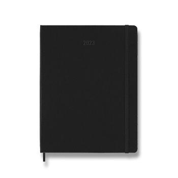 Diář Moleskine 2023 VÝBĚR BAREV - týdenní - tvrdé desky - XL 1206/5723 - černý