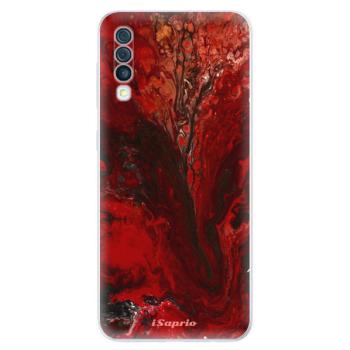 Odolné silikonové pouzdro iSaprio - RedMarble 17 - Samsung Galaxy A50