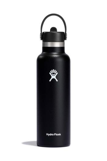 Termoláhev Hydro Flask 21 Oz Standard Flex Straw Cap Black černá barva, S21FS001